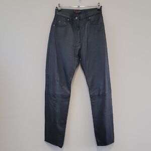 Interstate Black Leather Pants